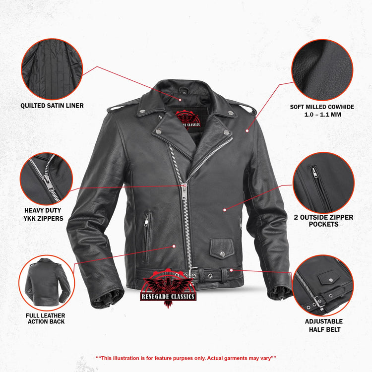 Kid's Traditional Style M/C Jacket