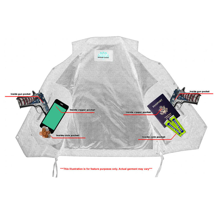 Men's Ten Pocket Denim Utility Vest - TALL