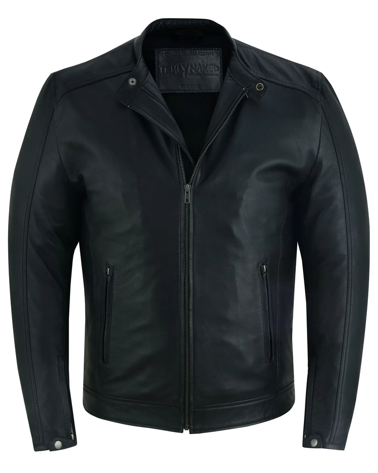 Classic Joe Men's Fashion Lambskin Leather Jacket