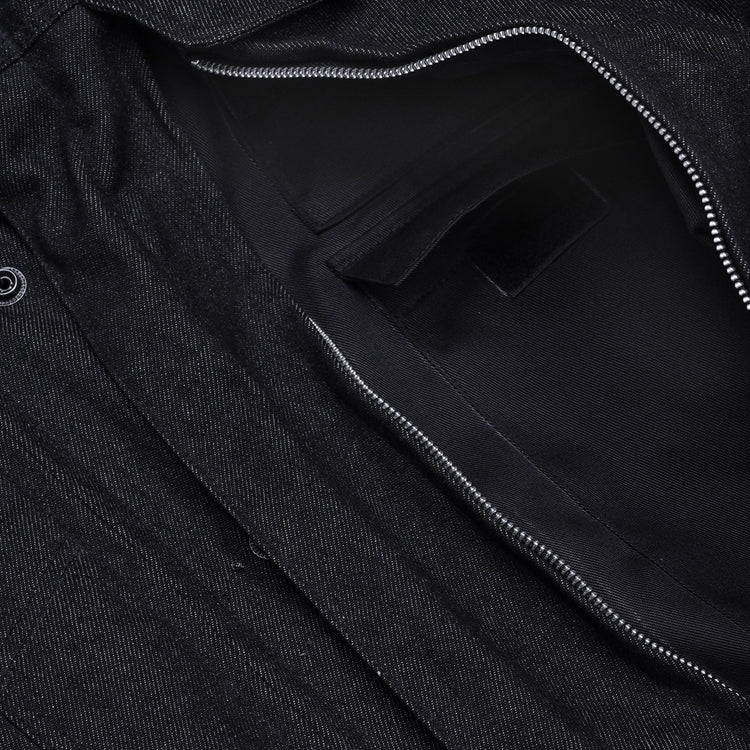 Mens Rough Rub-Off Denim Jacket