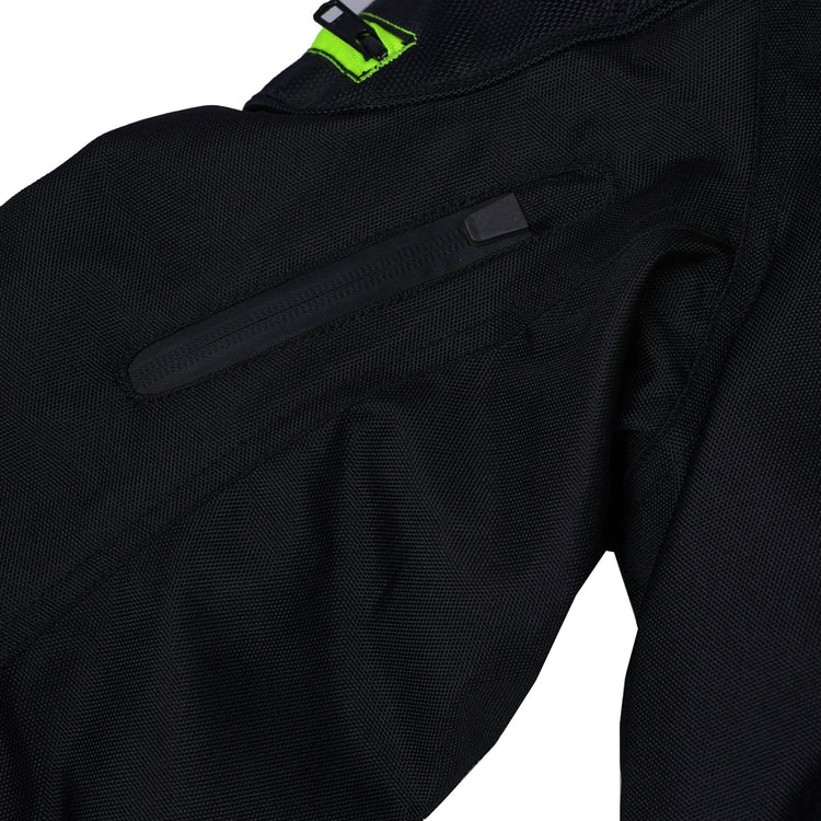 Hi-Viz blast Micro Mesh Mens Motorcycle Jacket – Lightweight