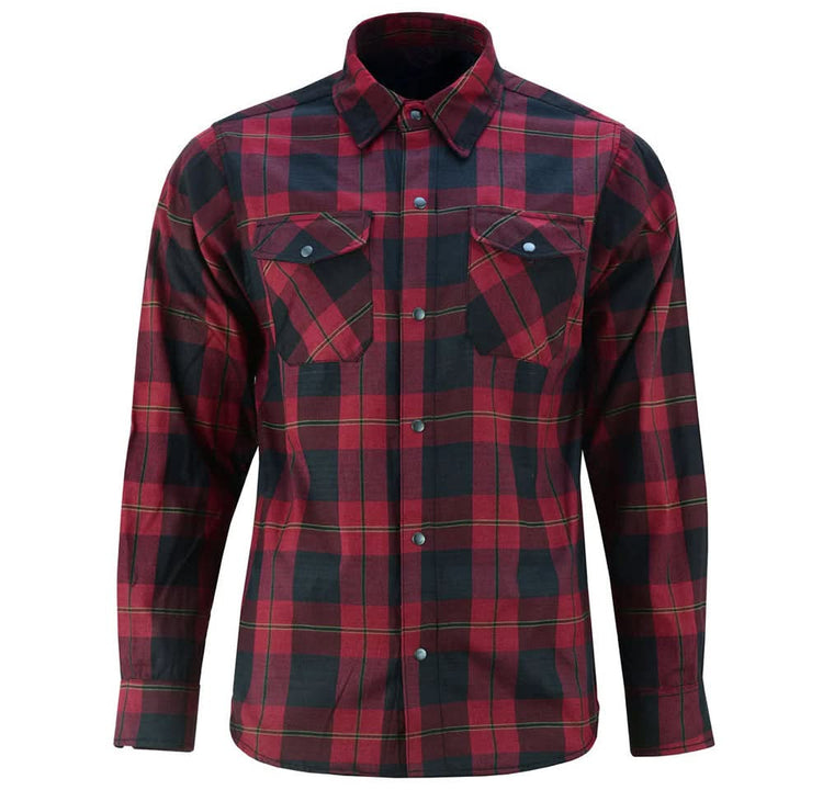 Flannel Shirt - Red and Black