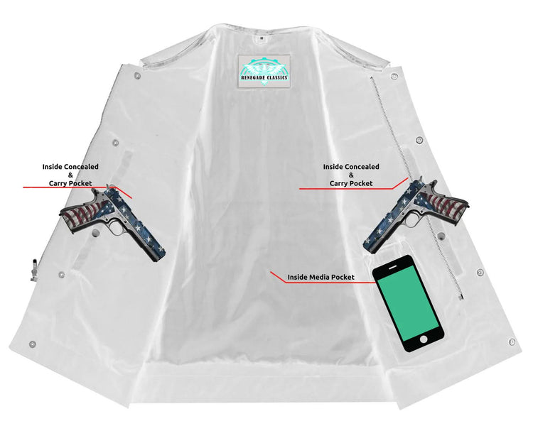 Concealed Snap Closure, Textile Material, W/O Collar & Hidden Z