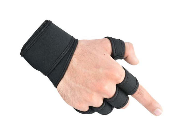 Full Life Black Cross Training Gym Glove