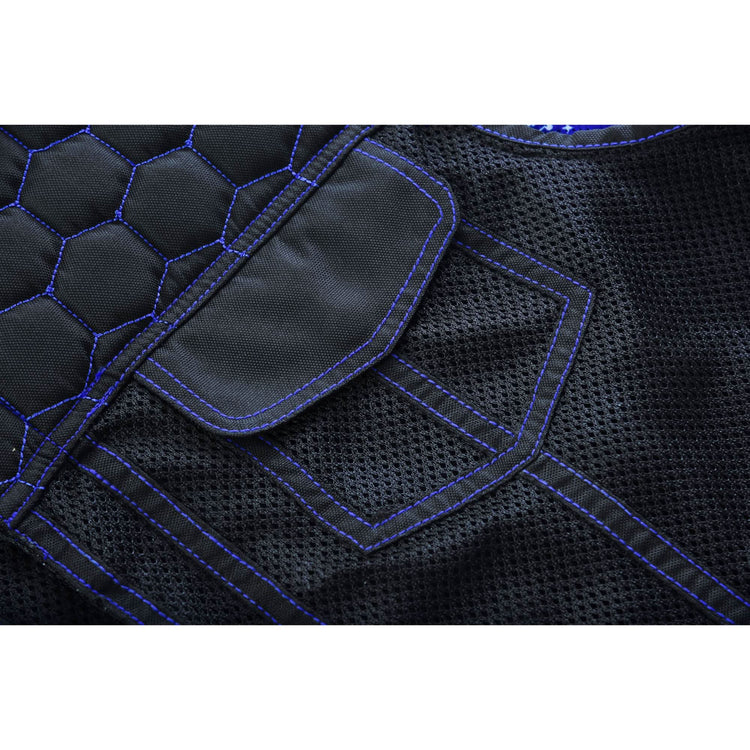 Cold Burn Men's Black Mesh Textile Vest