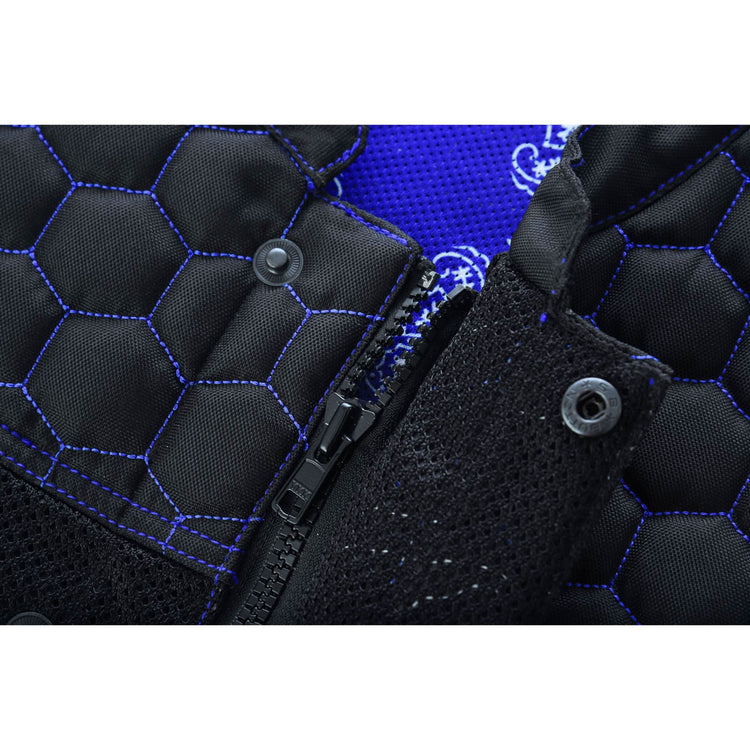 Cold Burn Men's Black Mesh Textile Vest