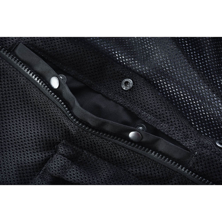 Cold Burn Men's Black Mesh Textile Vest