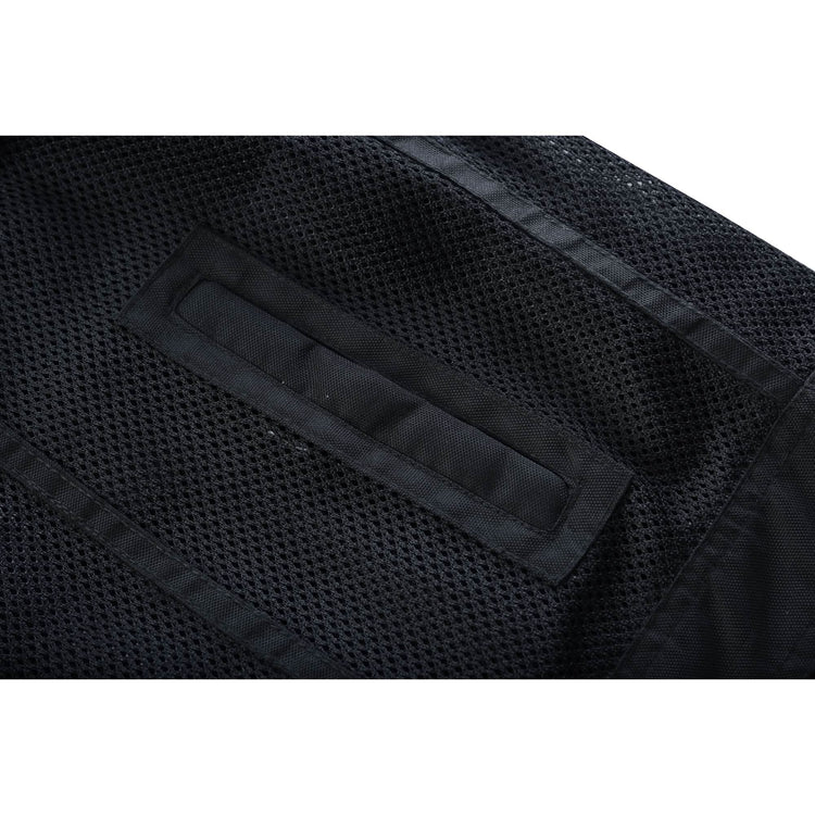 Mesh Heat Men's Black Mesh Textile Vest