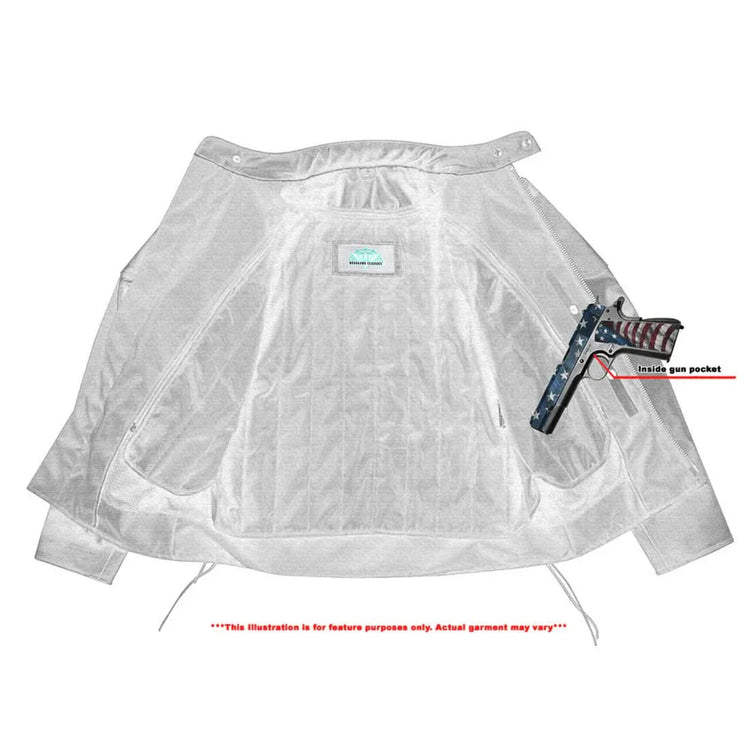 AM Knucklehead Premium Black Men's Leather Motorcycle Jacket