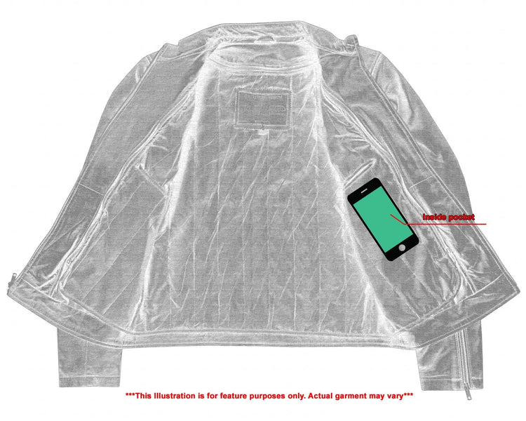 Wanton Men's Fashion Lambskin Leather Jacket –Black