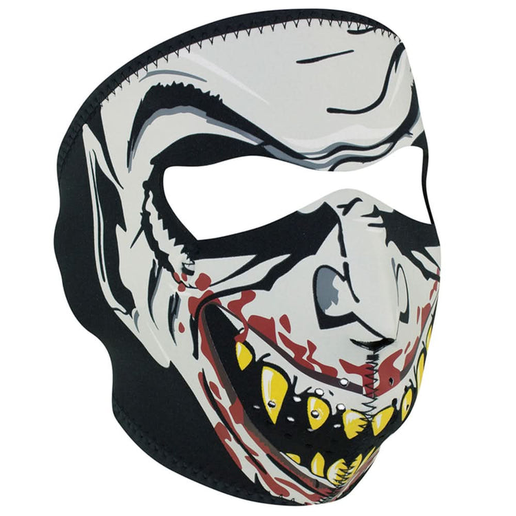 WNFM67G ZAN® Full Mask- Neoprene- Vampire, Glow in the Dark