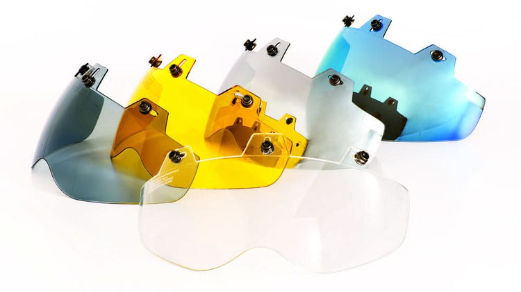 2-37 3 Snap Shorty Shield - Hard Coated Amber