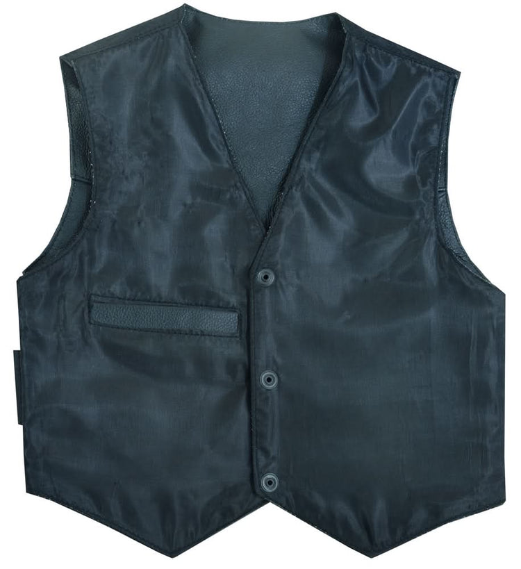 Toddler Traditional Style Plain Side Vest