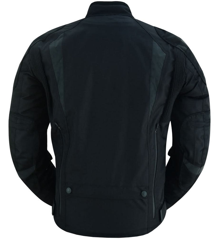 Men's Blast Black Micro Mesh Motorcycle Jacket – Ventilated