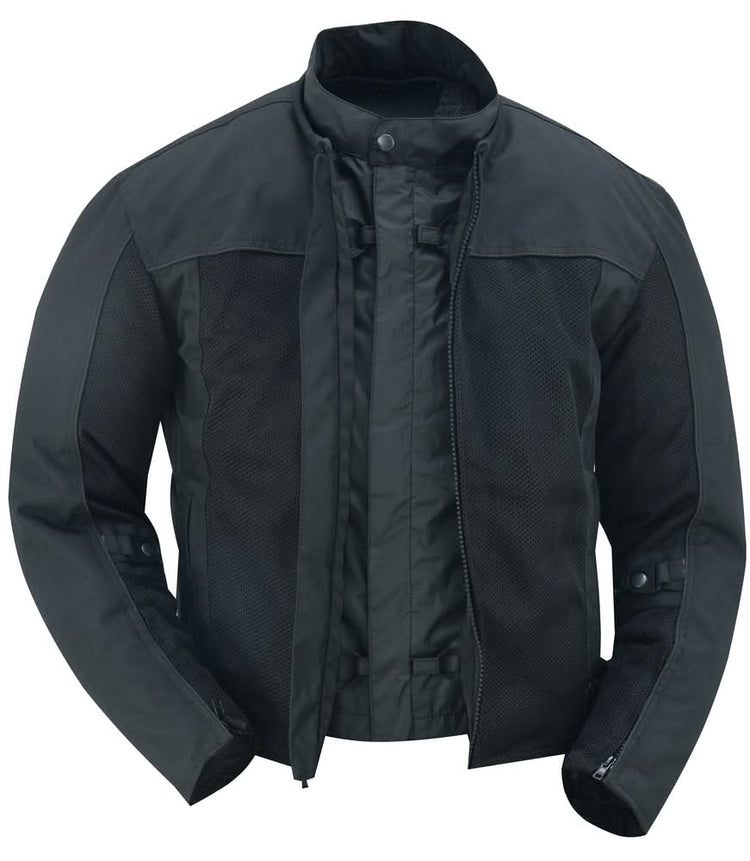 Cross Wind Men's Mesh Jacket – Black