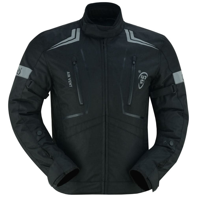 Blackwing Mens Textile Motorcycle Jacket - Black