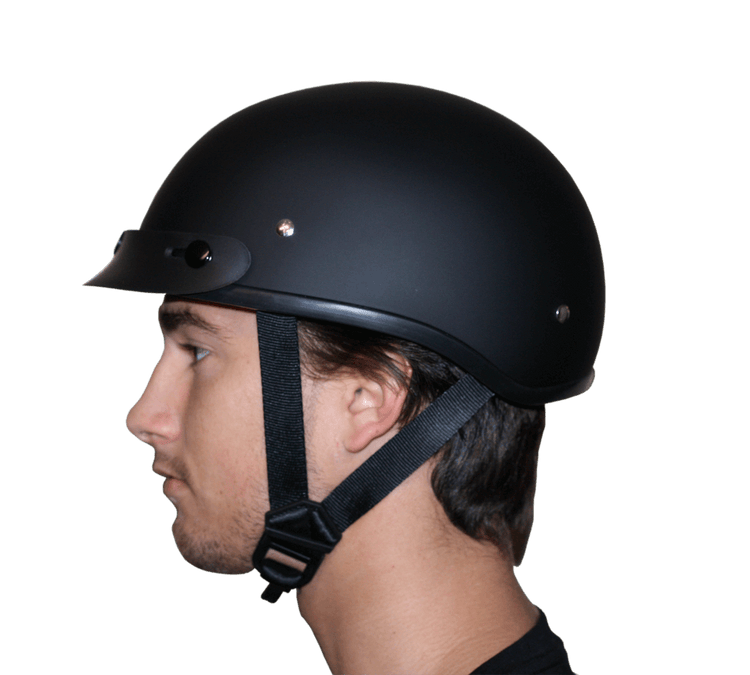 D6-USA ‘DAYTONA SKULL CAP’ with USA Flag and Eagle Half Face Helmet