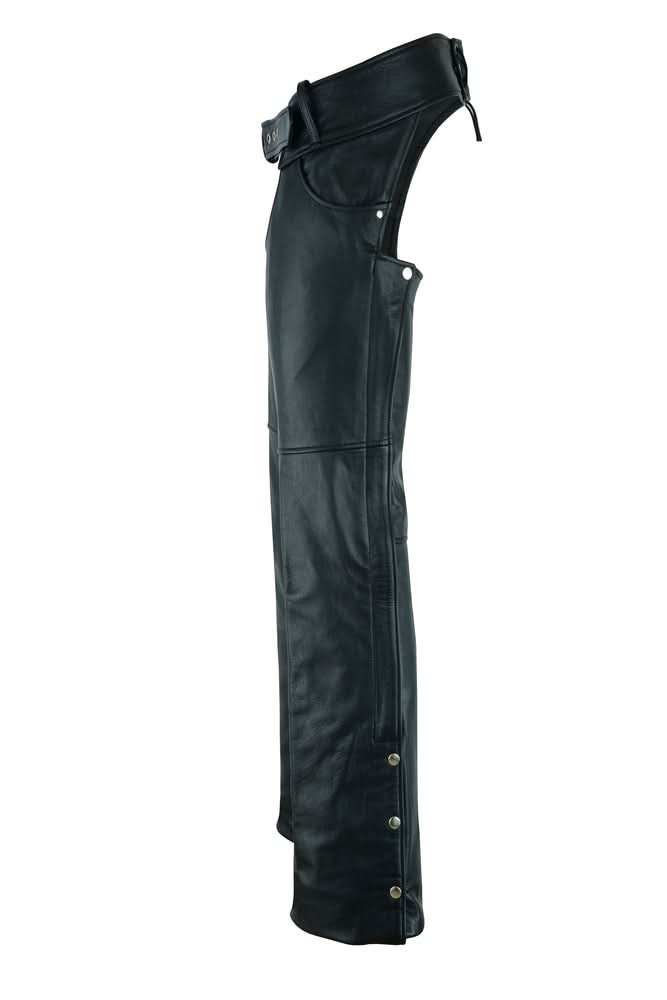 Tall Classic Leather Chaps with Jeans Pockets