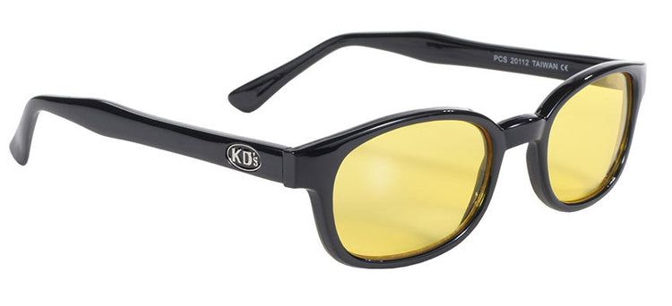 1112 X - KD'S BLK FRAME/YELLOW LENS
