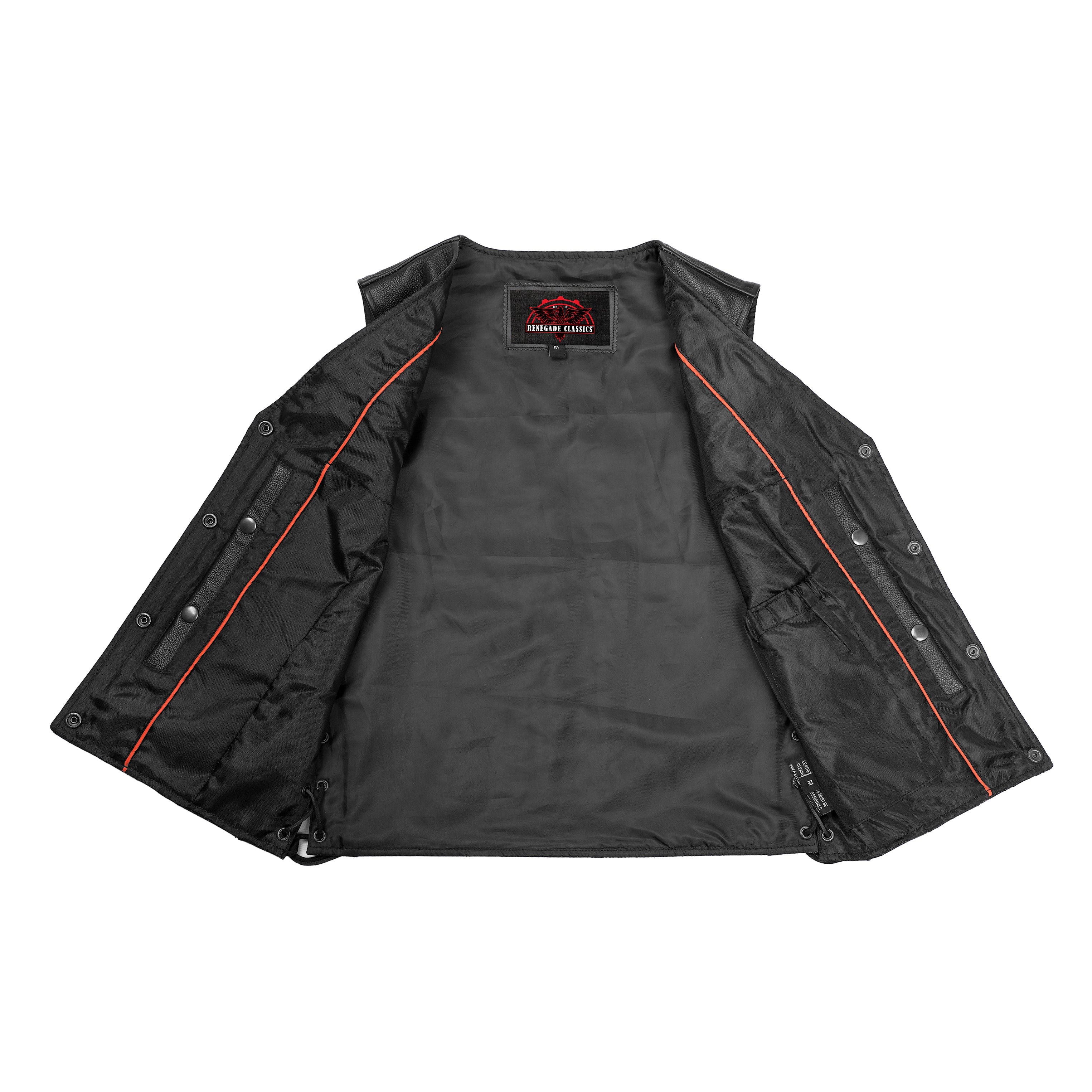 Women's Gray Single Back Panel Concealed Carry Vest
