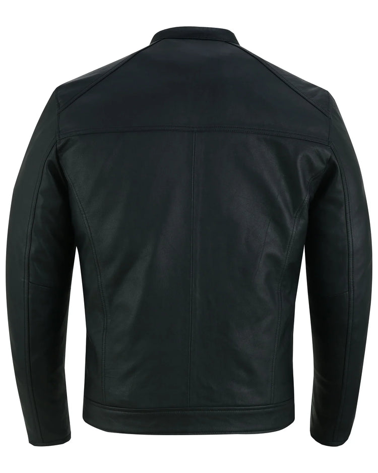 Classic Joe Men's Fashion Lambskin Leather Jacket