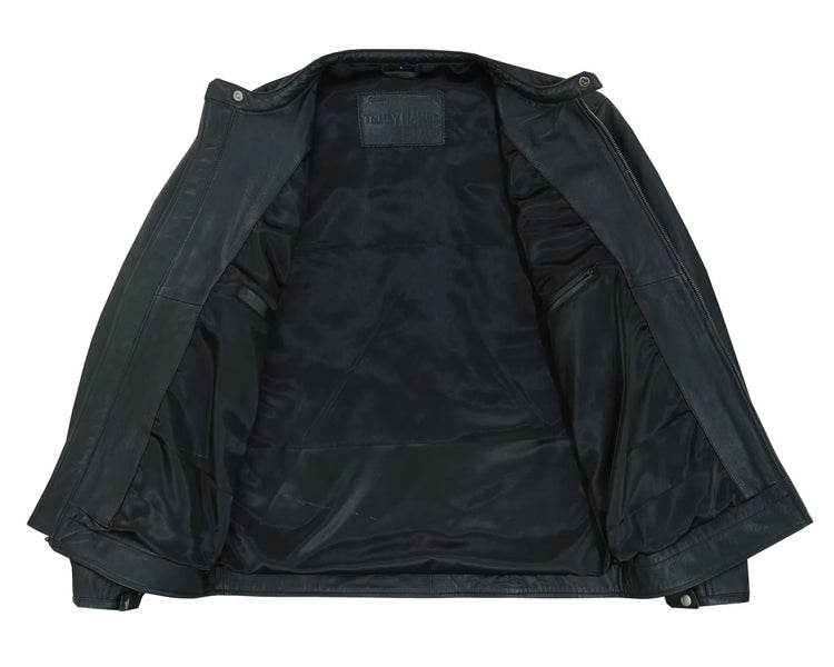 Classic Joe Men's Fashion Lambskin Leather Jacket