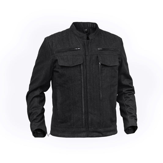 Mens Rough Rub-Off Denim Jacket