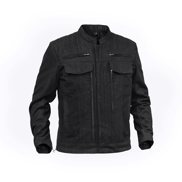 Mens Rough Rub-Off Denim Jacket