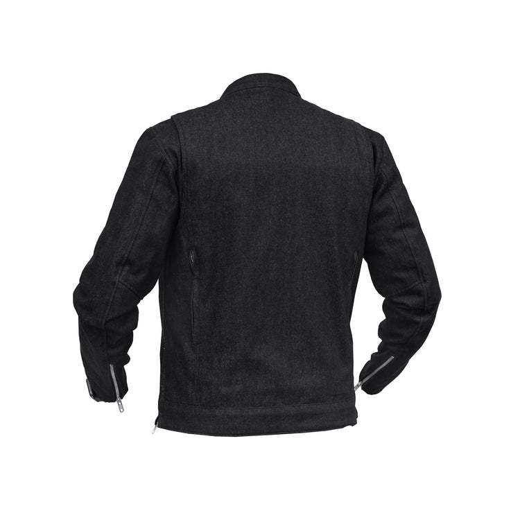 Mens Rough Rub-Off Denim Jacket