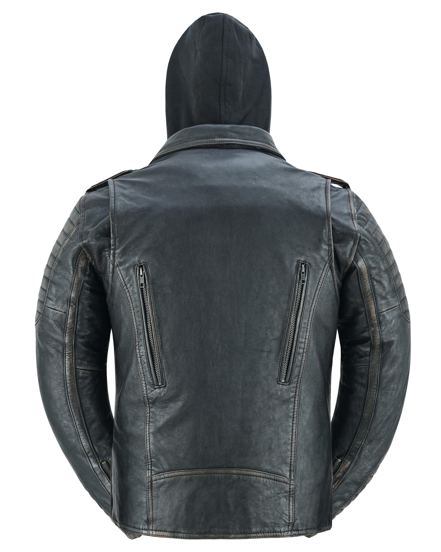 Evergreen Women's  Leather Motorcycle Jacket – Olive