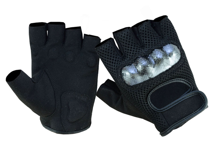 Sporty Mesh Fingerless Glove