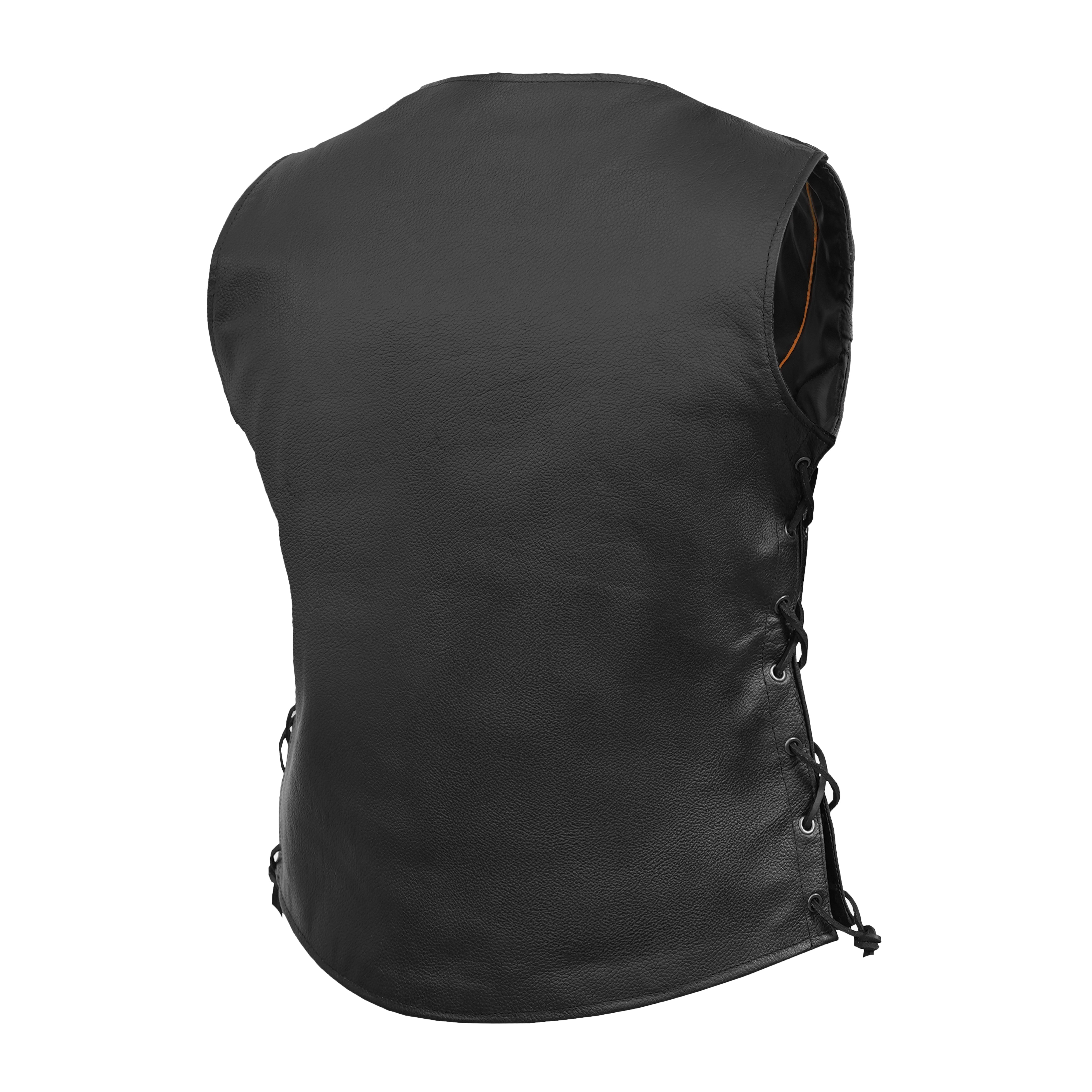 Clara Women's leather motorcycle vest