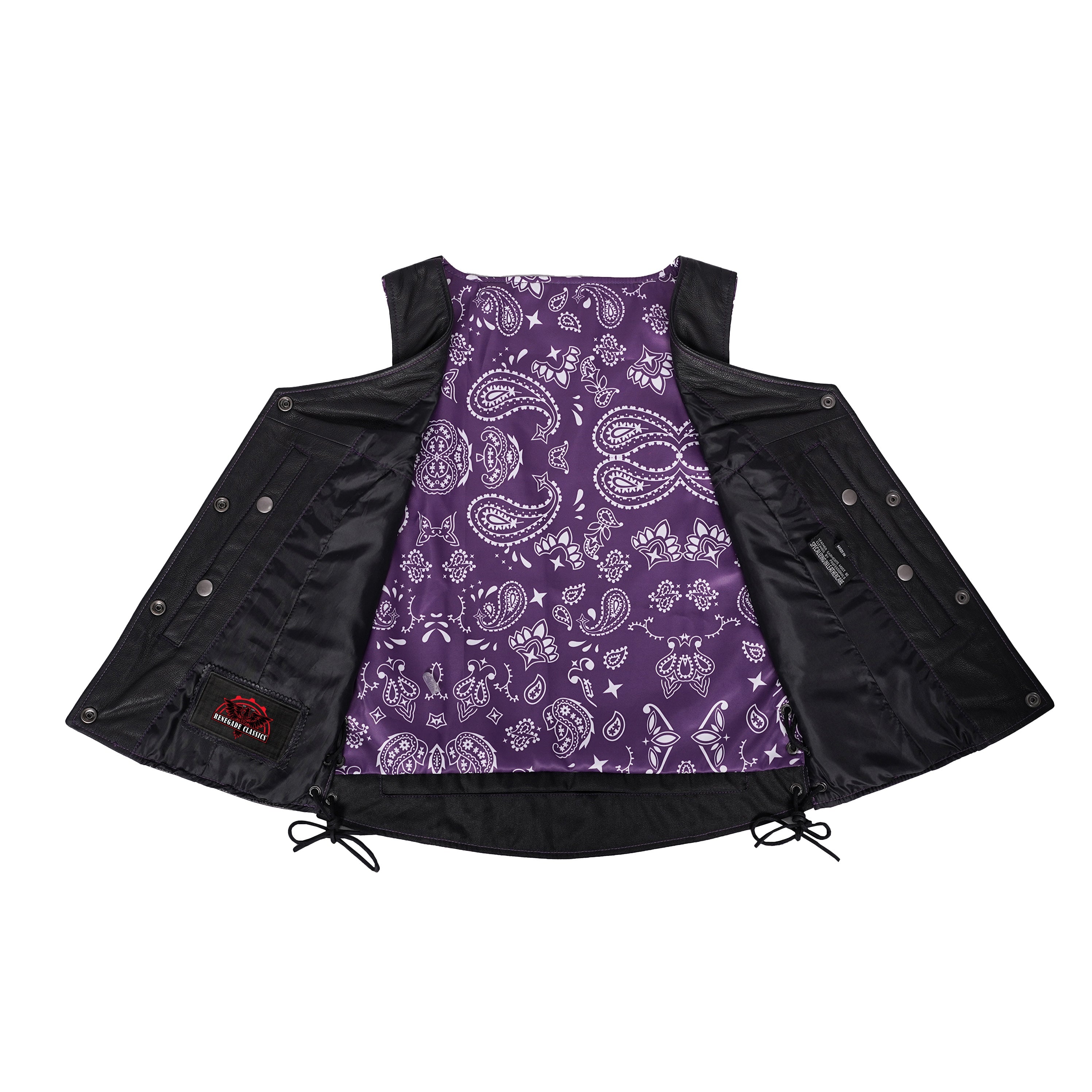 Miss Miles - Purple Paisley