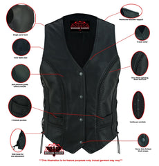 Women's Premium Braided Vest