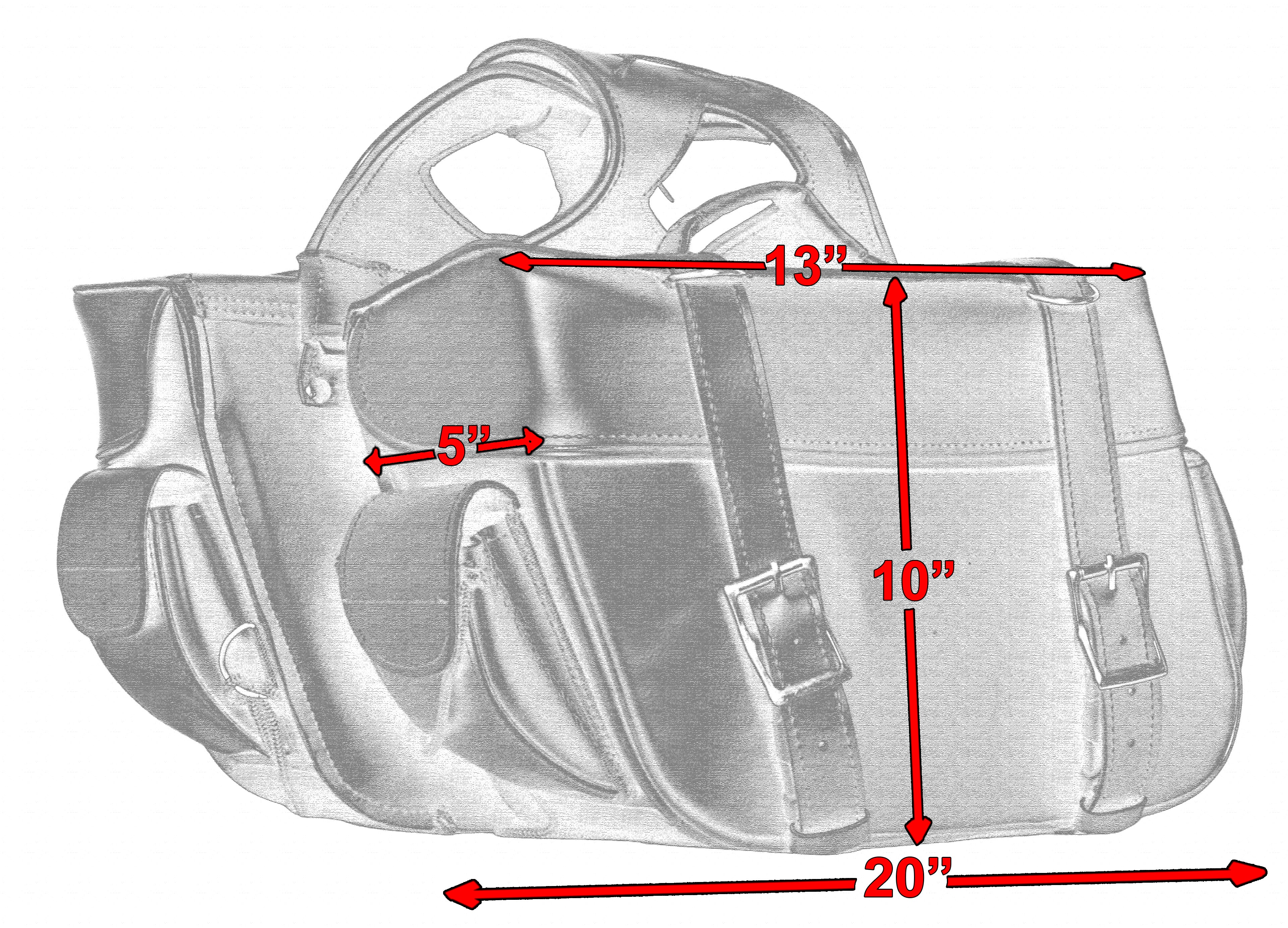Two Strap Saddle Bag