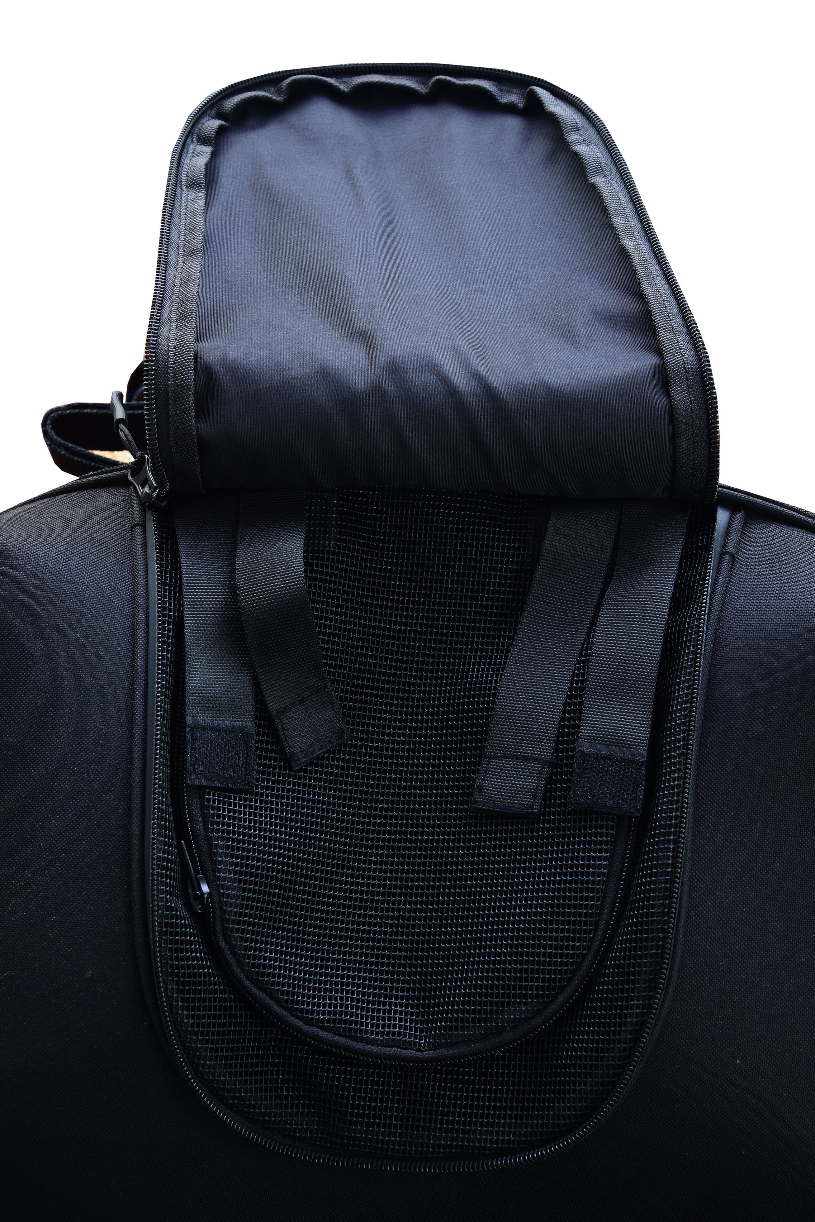 Renegade Classics Black Heavy Duty Textile Motorcycle Pet Carrier Si
