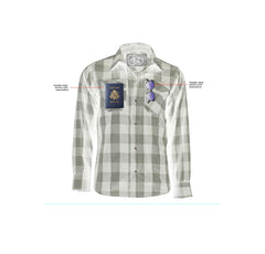 Flannel Shirt - Orange and Black