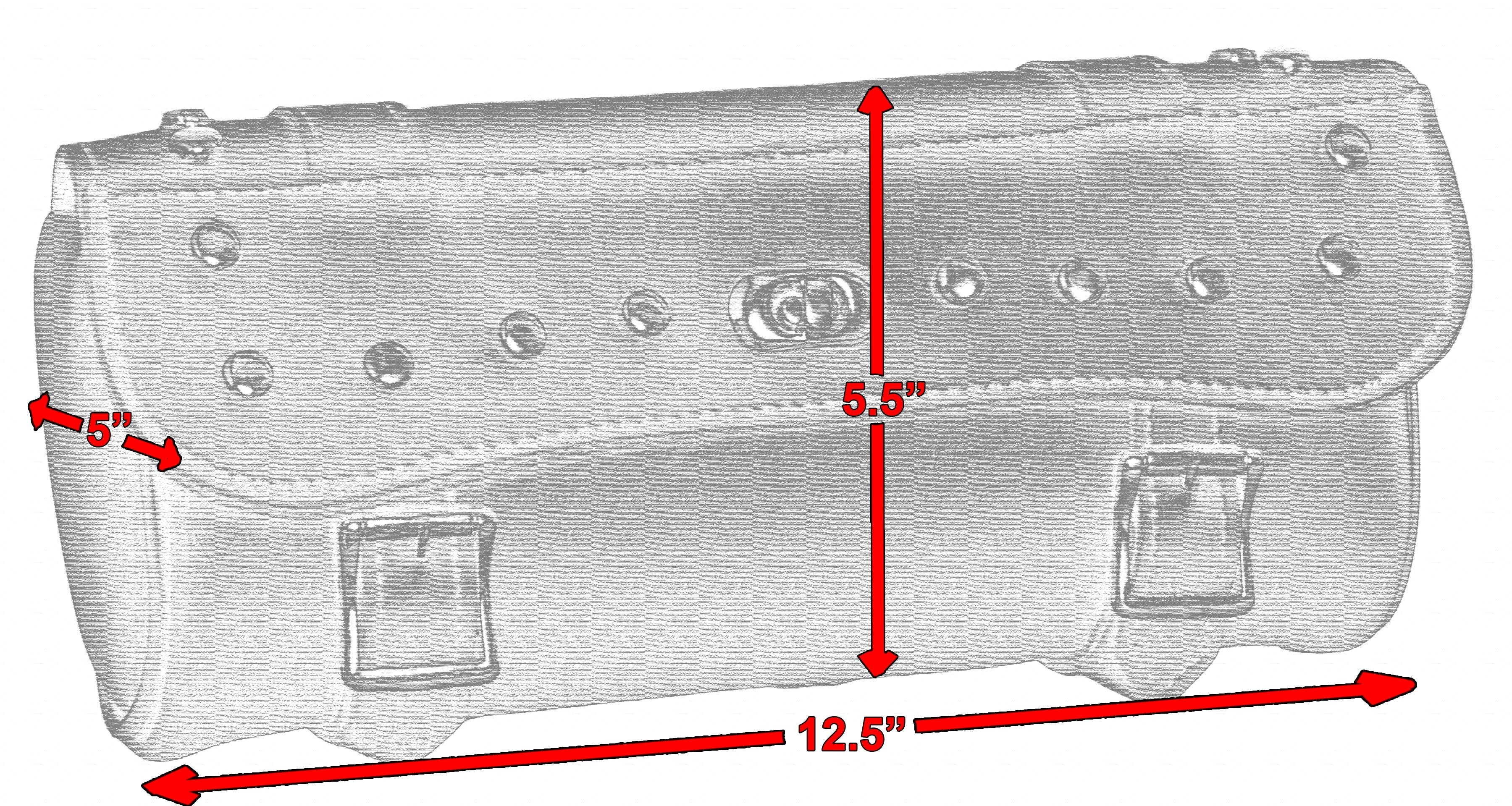 Large 2 Strap Tool Bag w/ Studs