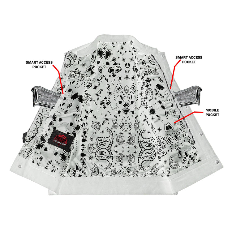 Men's Modern Utility Style Canvas Vest