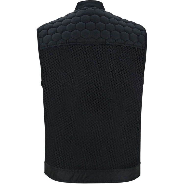 Mesh Heat Men's Black Mesh Textile Vest