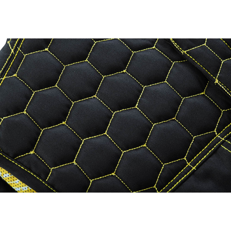 Gloom Gold Men's Black Mesh Textile Vest