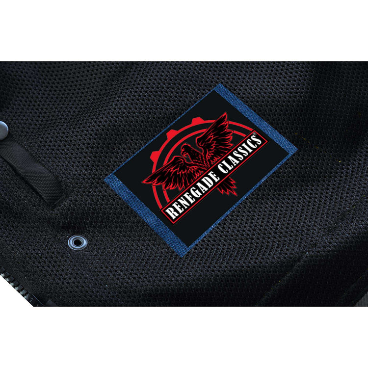 Gloom Gold Men's Black Mesh Textile Vest