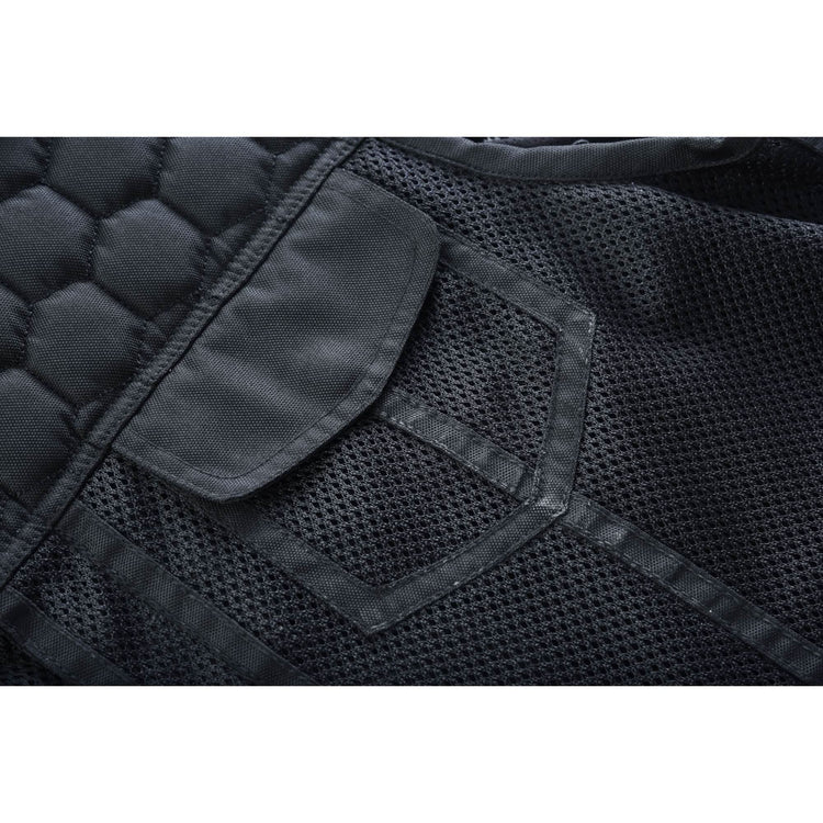 Mesh Heat Men's Black Mesh Textile Vest