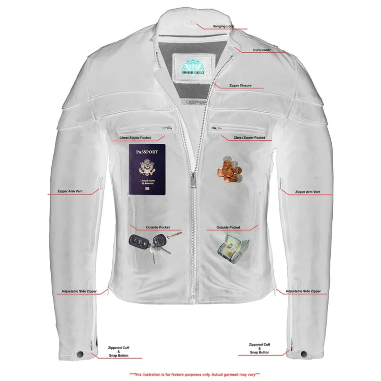 Men's Tall Sporty Scooter Jacket – Naked Cowhide