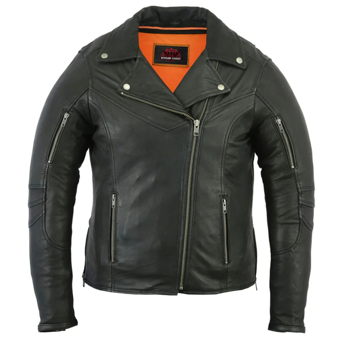 Women's Modern Longer Beltless Biker Jacket