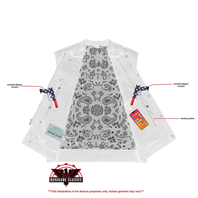 Cold Burn Men's Black Mesh Textile Vest