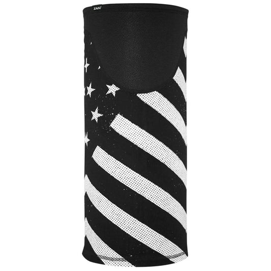 TW91 Tube, Windproof, Black & White Flag