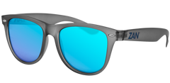 EZMT3 Minty Matte Gray Frame, Smoked Blue Mirror Lens