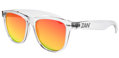 EZMT4 Minty Clear Frame, Smoked Crimson Mirrored lens