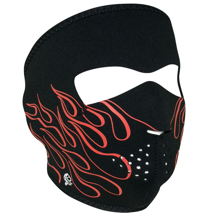 WNFM45 ZAN® Full Mask- Neoprene- Orange Flame